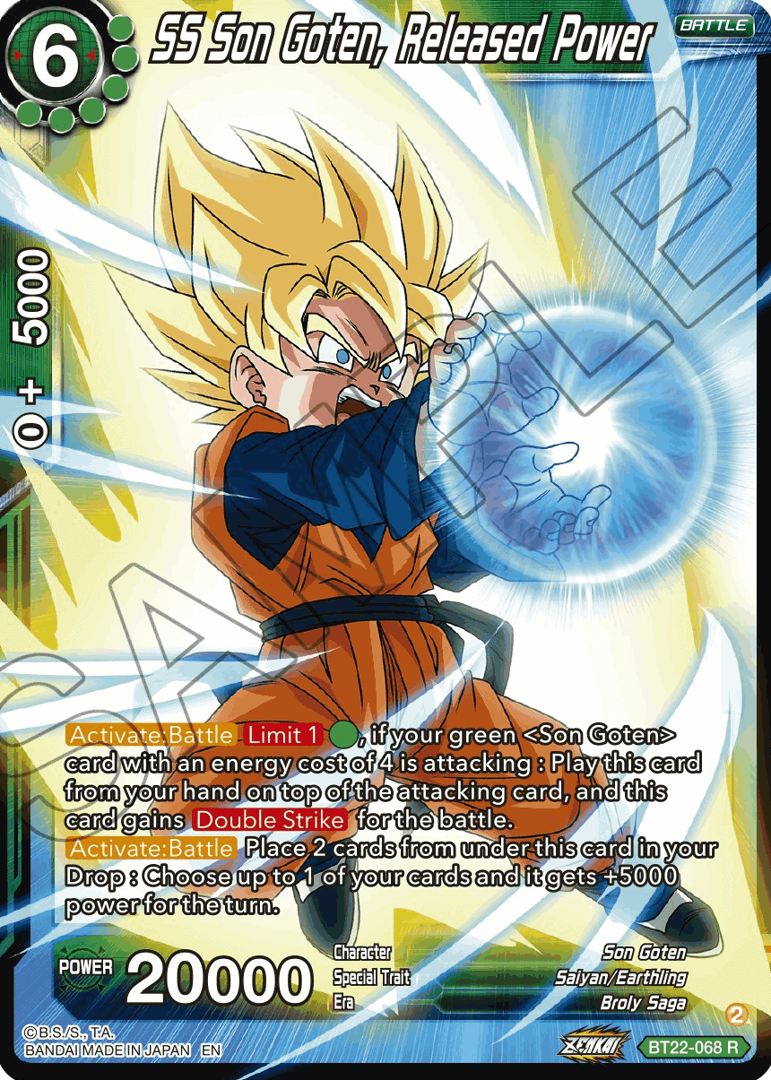 BT22-068 - SS Son Goten, Released Power