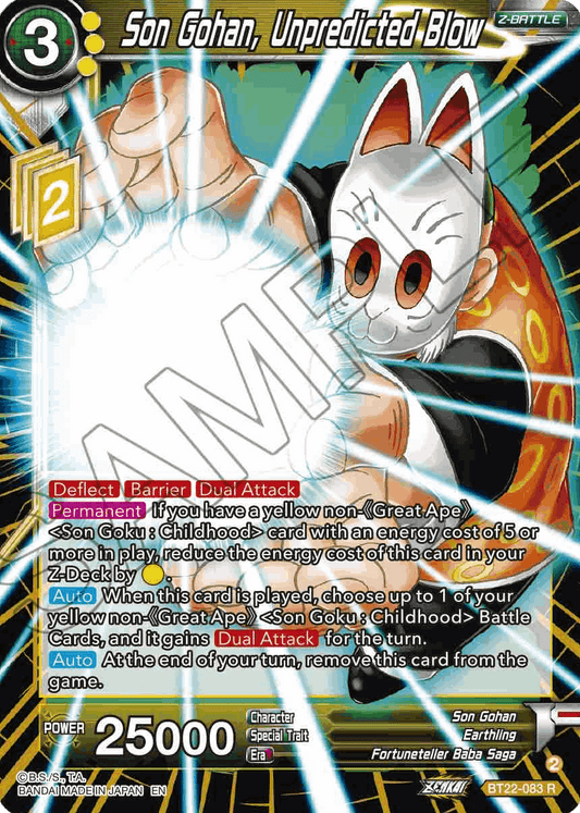 BT22-083 - Son Gohan, Unpredicted Blow