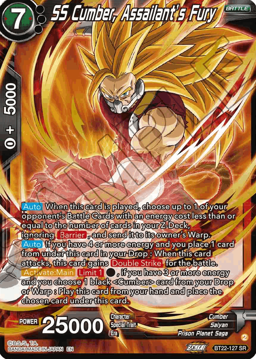 BT22-127 - SS Cumber, Assailant's Fury SR