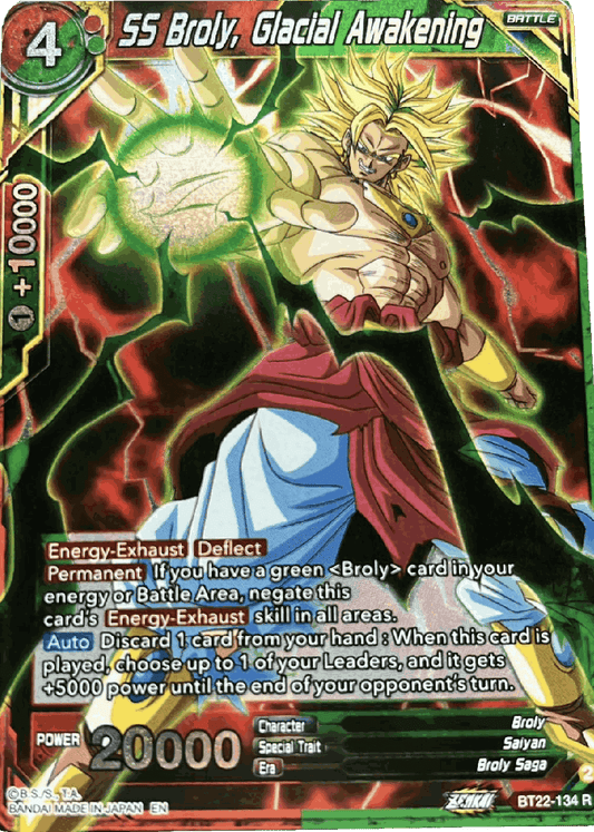 BT22-134 - SS Broly, Glacial Awakening