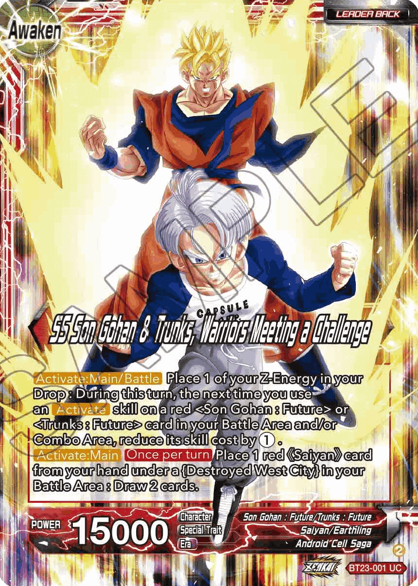 BT23-001 - Son Gohan & Trunks