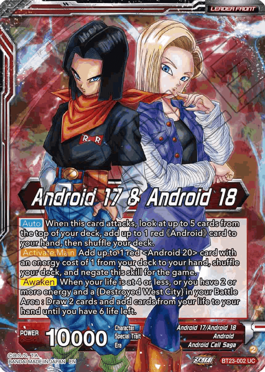 BT23-002 - Android 17 & Android 18