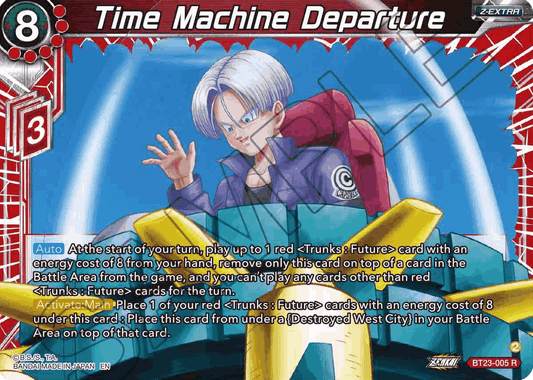 BT23-005 - Time Machine Departure