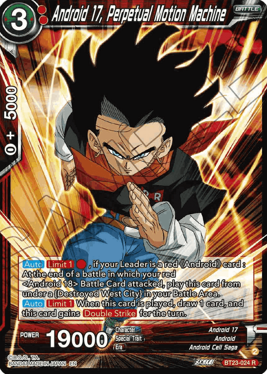 BT23-024 - Android 17, Perpetual Motion Machine