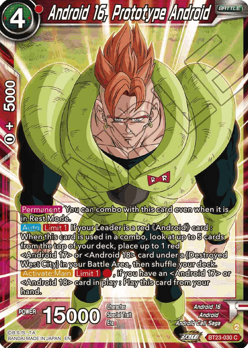 BT23-030 - Android 16, Prototype Android