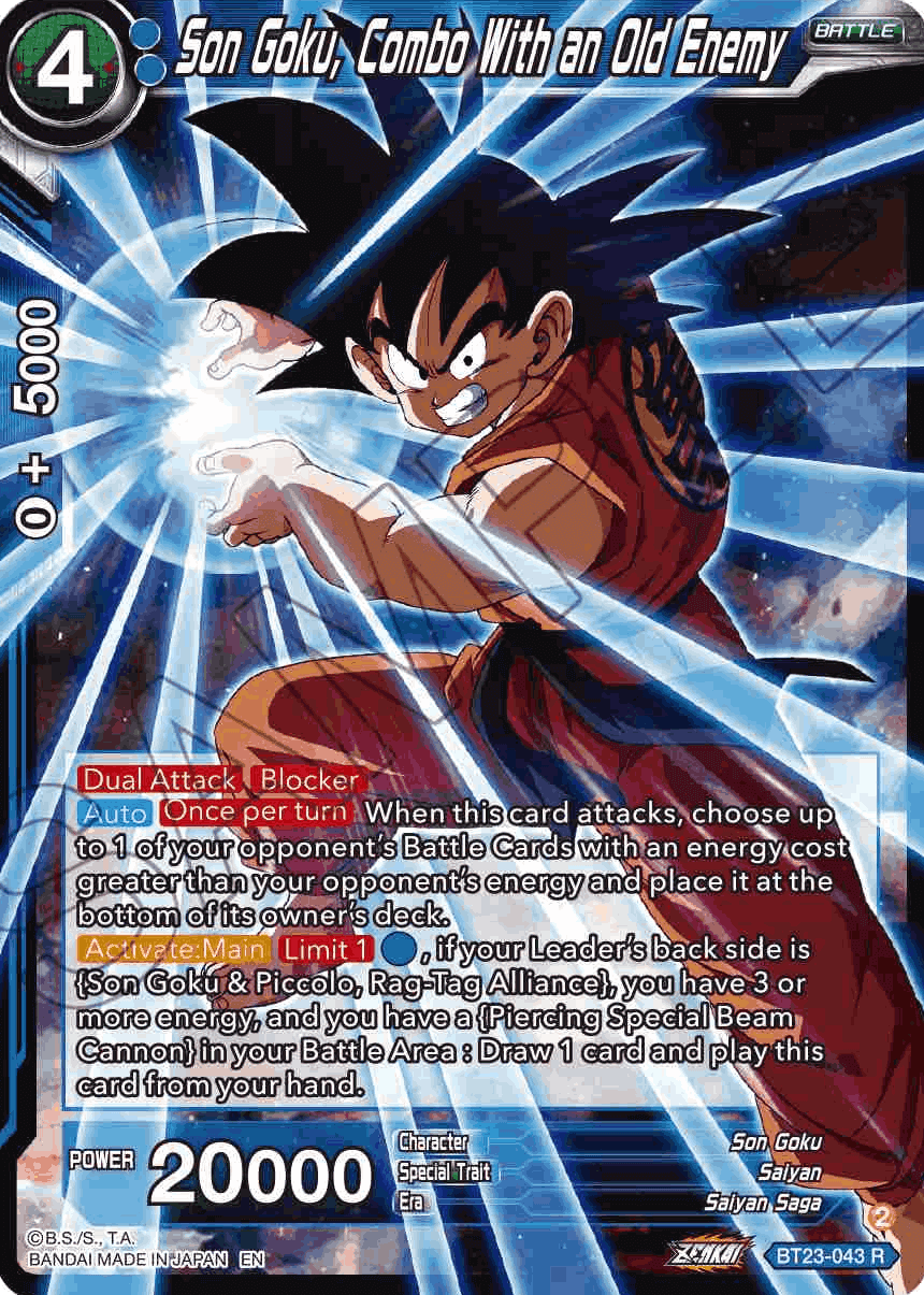 BT23-043 - Son Goku, Combo With an Old Enemy