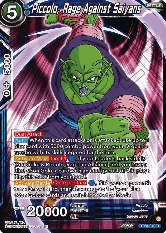 BT23-049 - Piccolo, Rage Against Saiyans