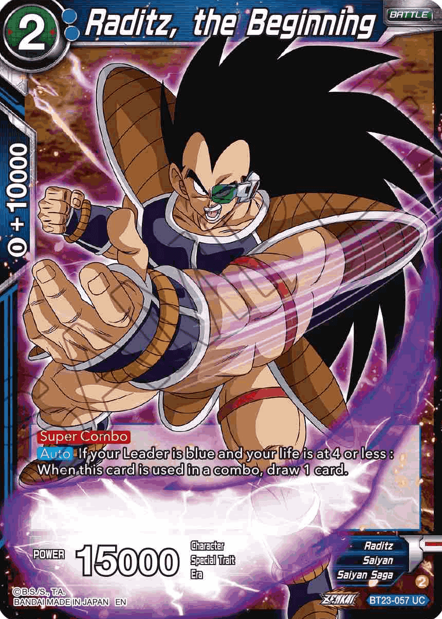 BT23-057 - Raditz, the Beginning