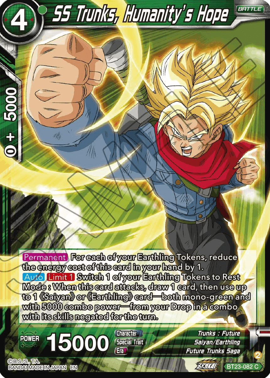 BT23-082 - SS Trunks, Humanity's Hope