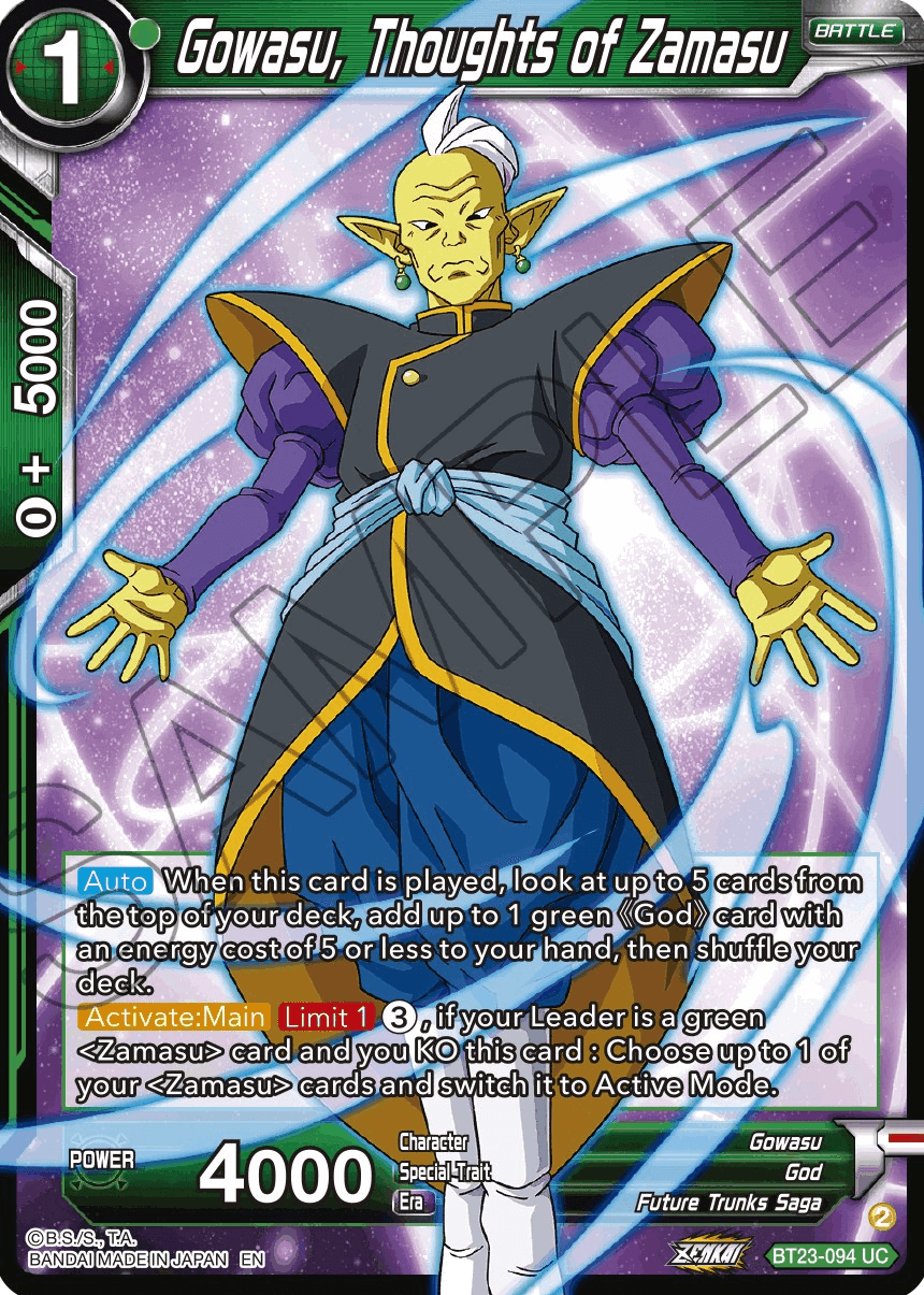 BT23-094 - Gowasu, Thoughts of Zamasu