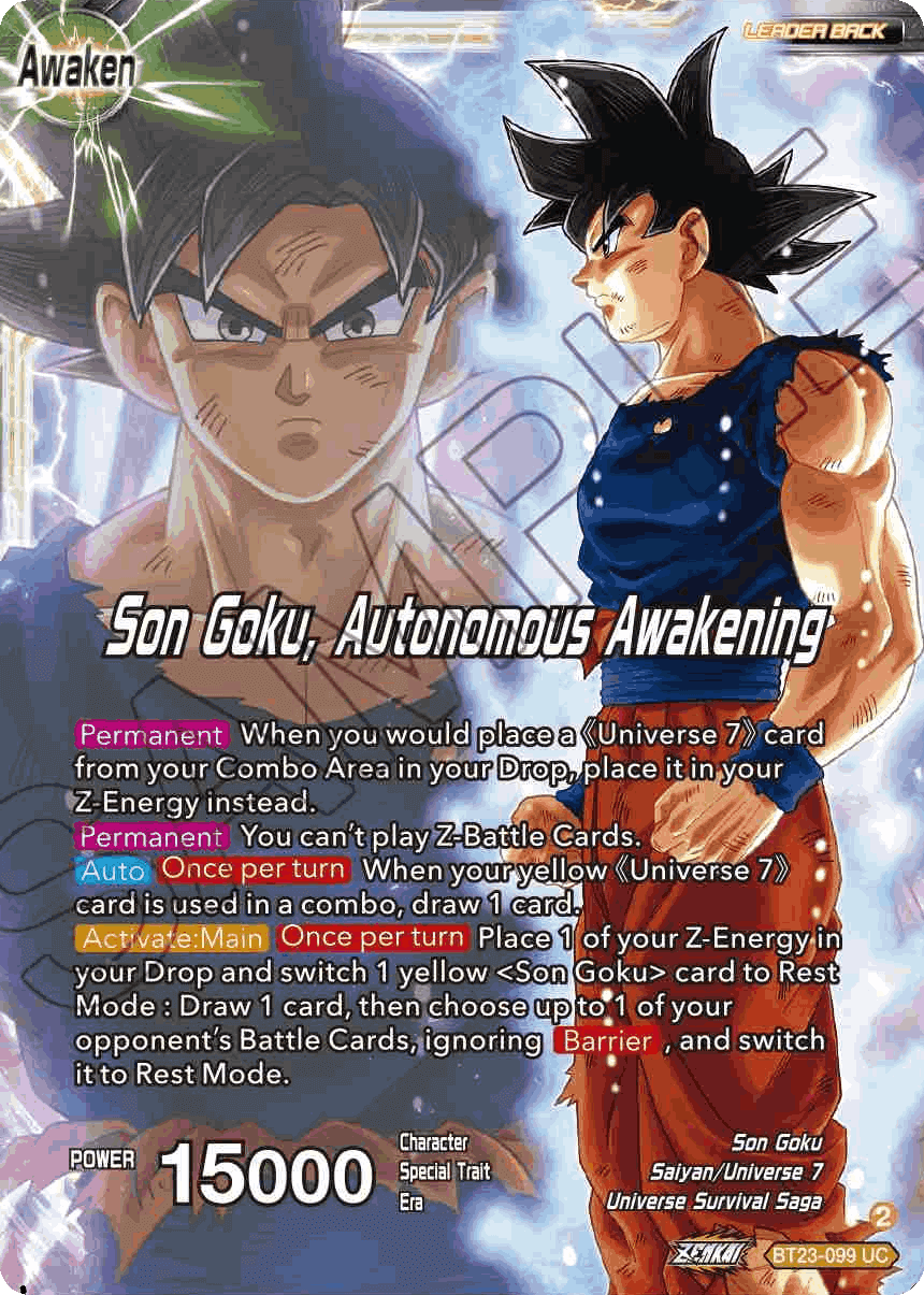 BT23-099 - SSB Son Goku