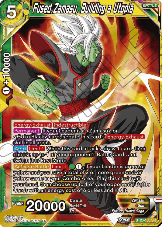 BT23-136 - Fused Zamasu, Building a Utopia SR