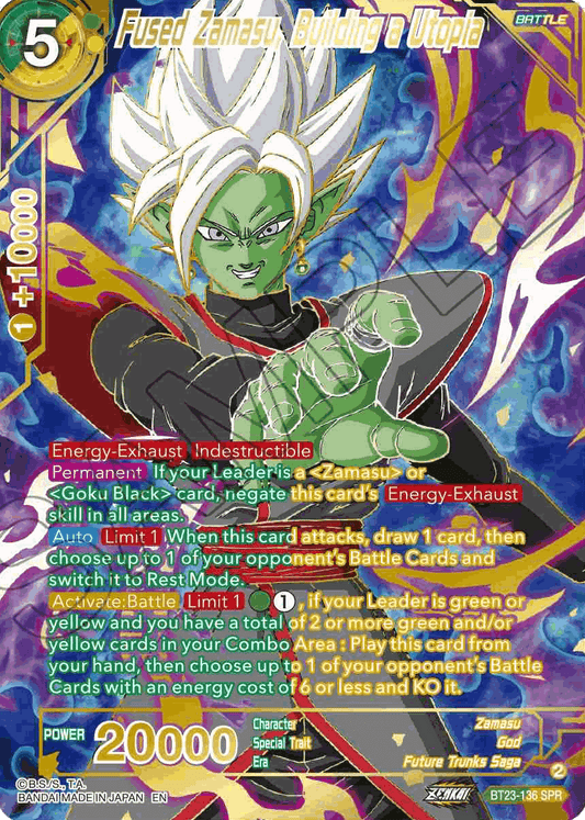 BT23-136 - Fused Zamasu, Building a Utopia SPR