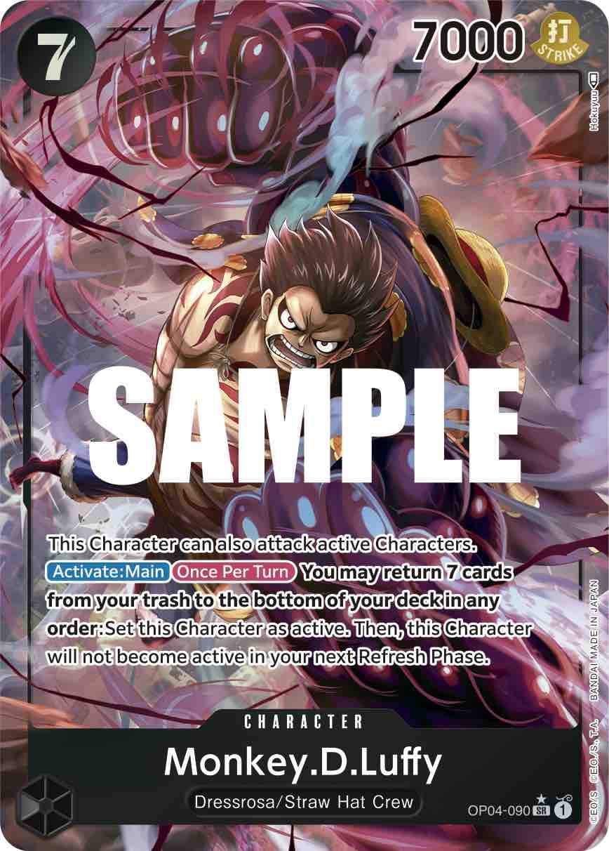 OP04-090A - Monkey D. Luffy Alt Art SR
