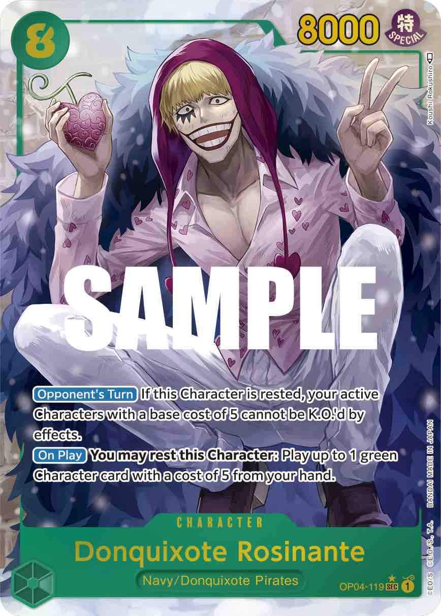 OP04-119A - Donquixote Rosinante Alt Art SEC