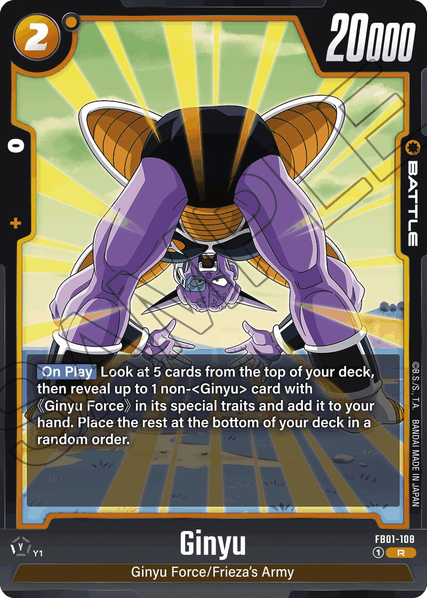 FB01-108 - Ginyu