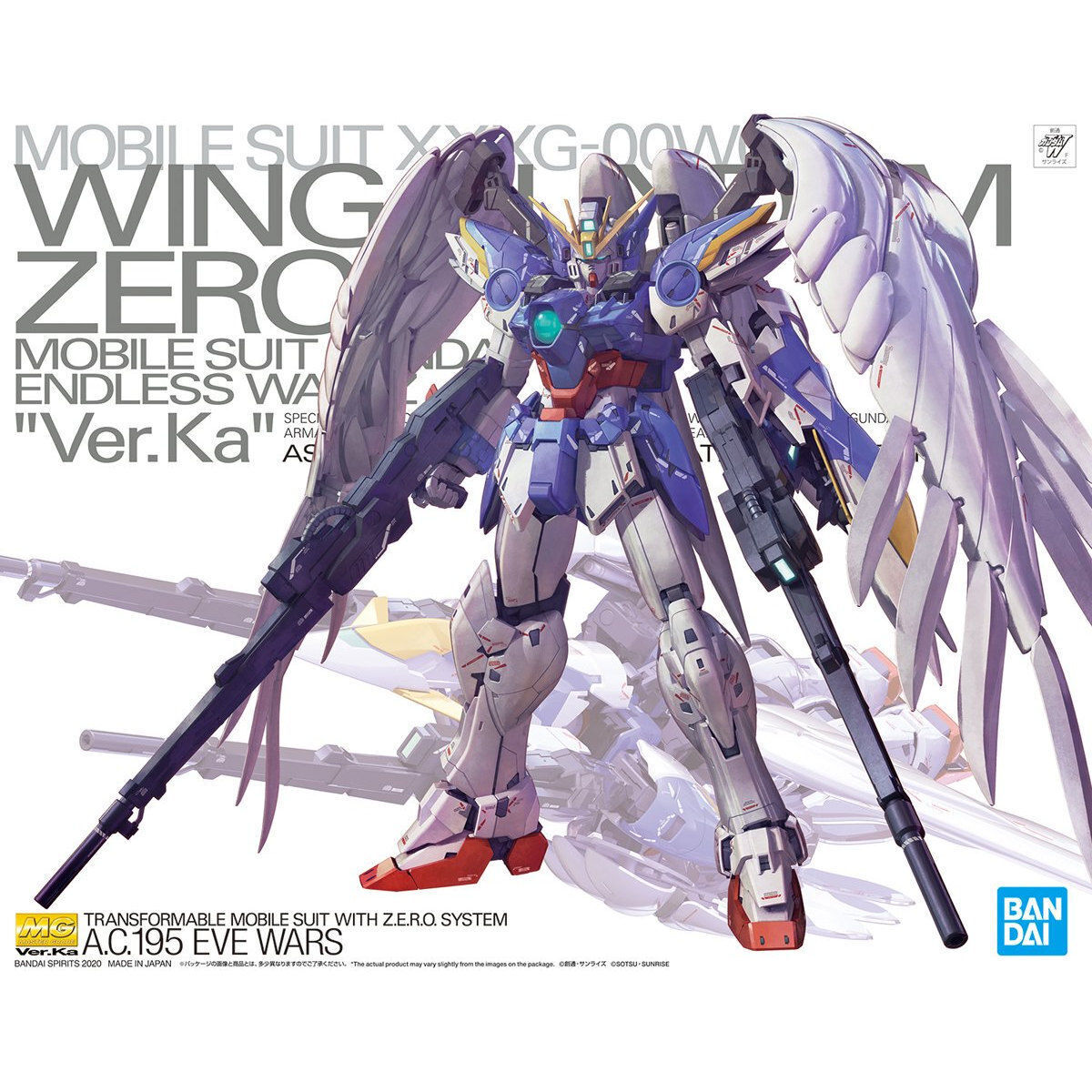 Bandai Gundam MG 1/100 Wing Gundam Zero EW Ver.Ka Gunpla Plastic Model Kit