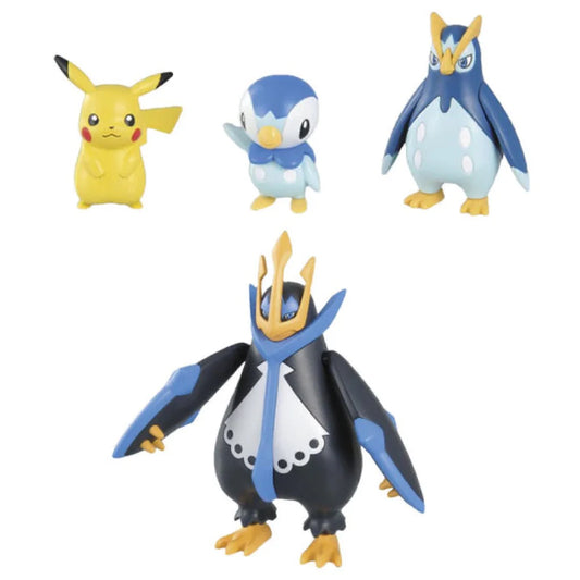 BANDAI Hobby Pokémon Model Kit EMPOLEON Evolution Set