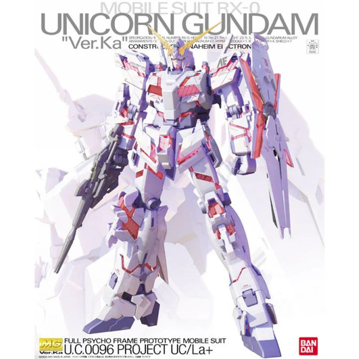 Bandai 1/100 MG RX-0 Unicorn Gundam Ver.Ka