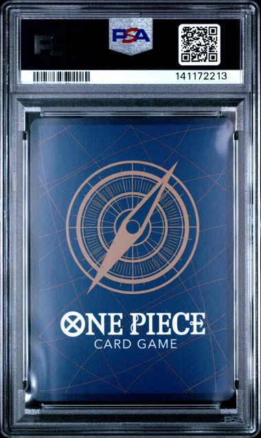 2025 ONE PIECE JAPANESE OP12-LEGACY OF THE MASTER #093 MARSHALL D. TEACH 3RD ANNIVERSARY-GOLD PSA 10