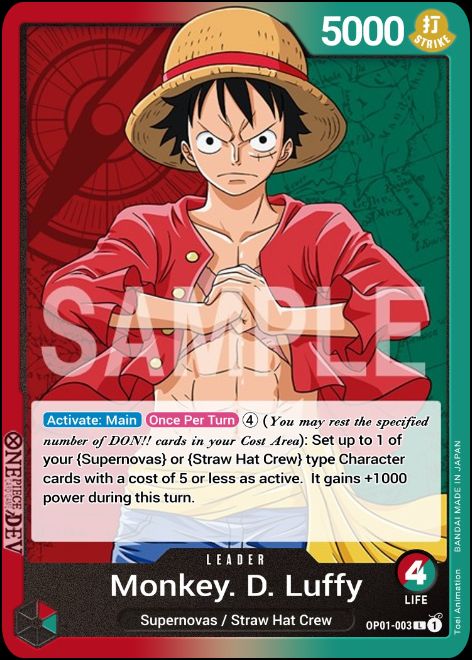 OP01-003 - Monkey D. Luffy