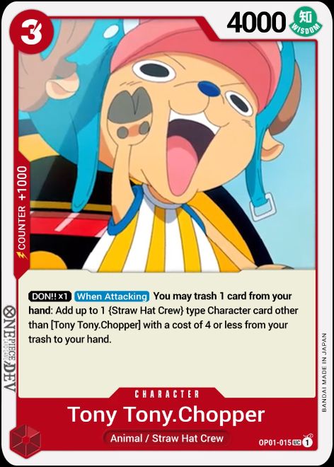 OP01-015 - Tony Tony Chopper