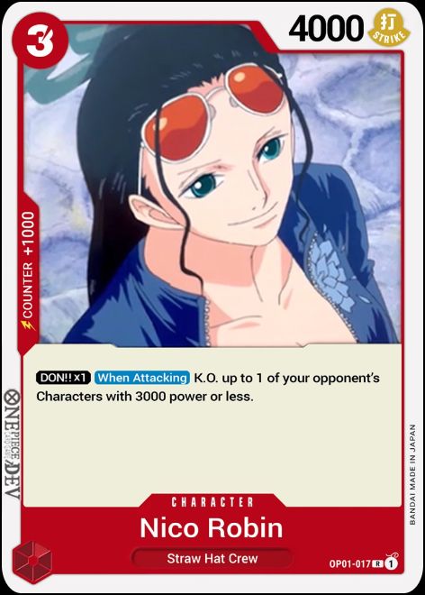 OP01-017 - Nico Robin