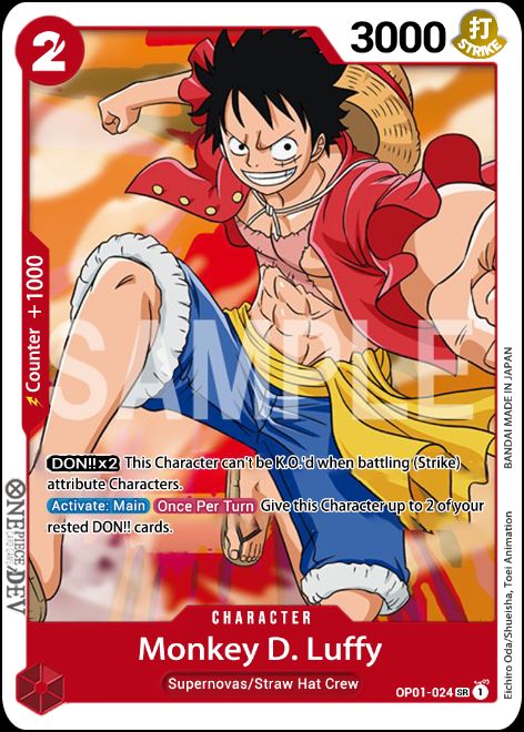 OP01-024 - Monkey D. Luffy SR