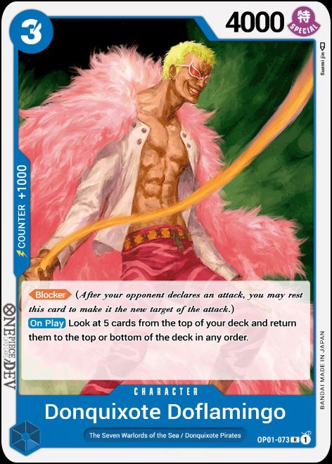 OP01-073 -Donquixote Doflamingo