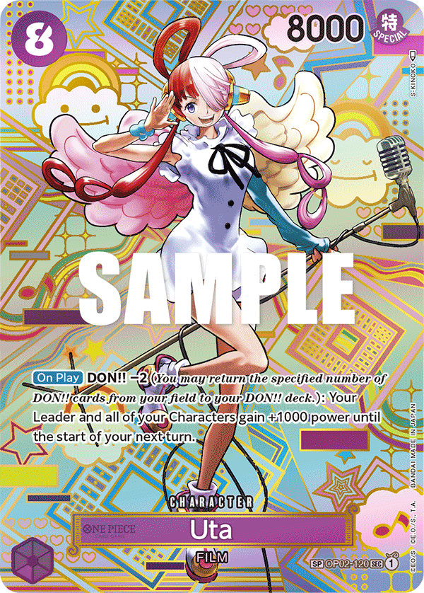 OP02-120A - Uta Campaign Rare