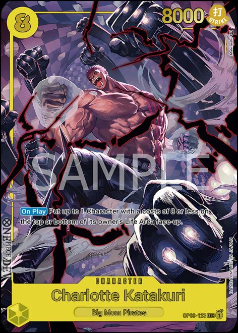 Charlotte Katakuri SEC OP03-123 Mighty Enemies One Piece Card - Foto 3