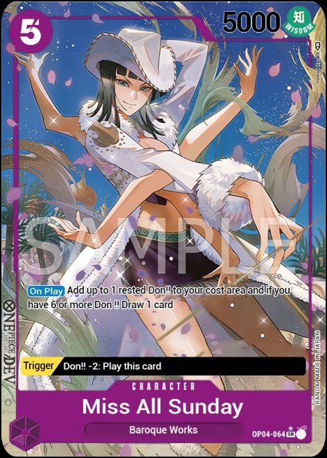 OP04-064A - Ms. All Sunday Alt Art SR