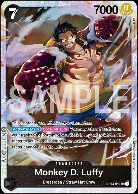 OP04-090 - Monkey D. Luffy SR