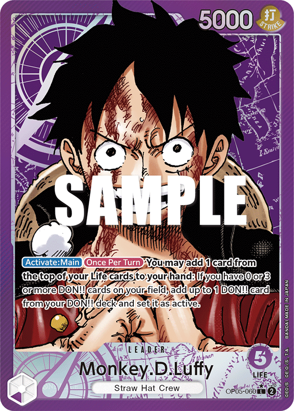 OP05-060A - Monkey.D.Luffy Alt Art