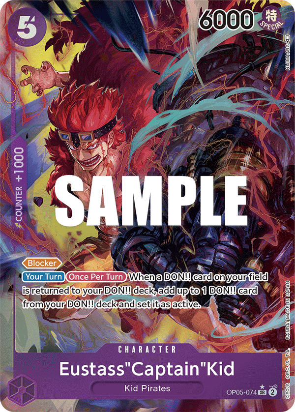 OP05-074A - Eustass"Captain"Kid Alt Art SR