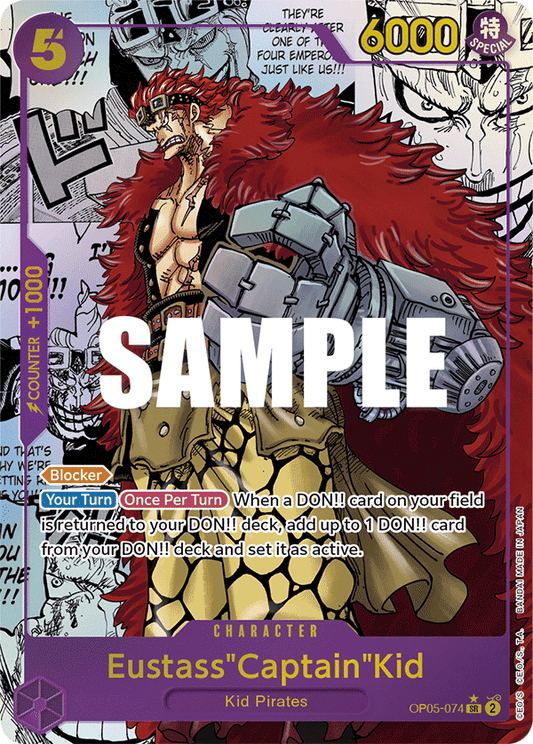 OP05-074M - Eustass"Captain"Kidd Manga Alt Art