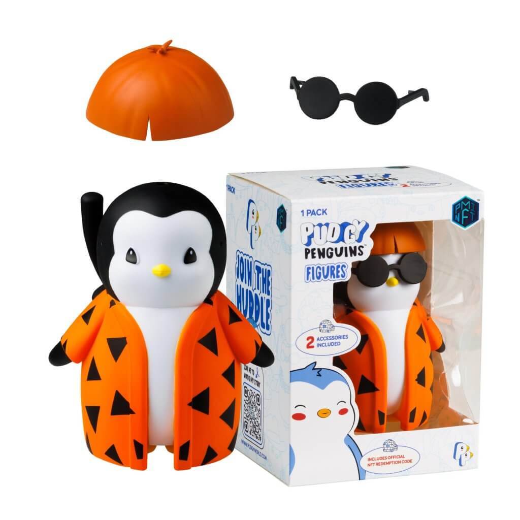 Pudgy Penguins Action Figure Cool Style