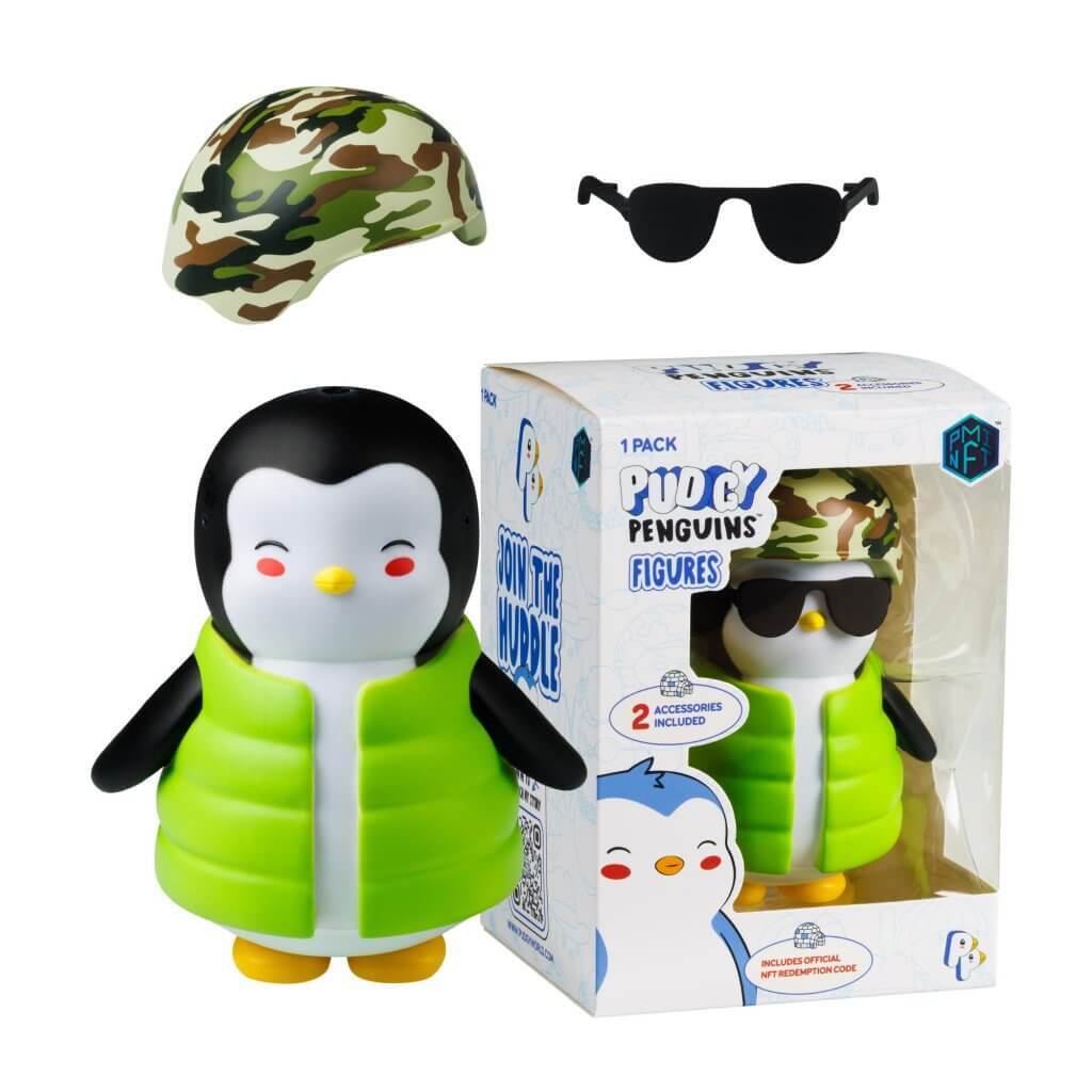 Pudgy Penguins Action Figure Camo Style