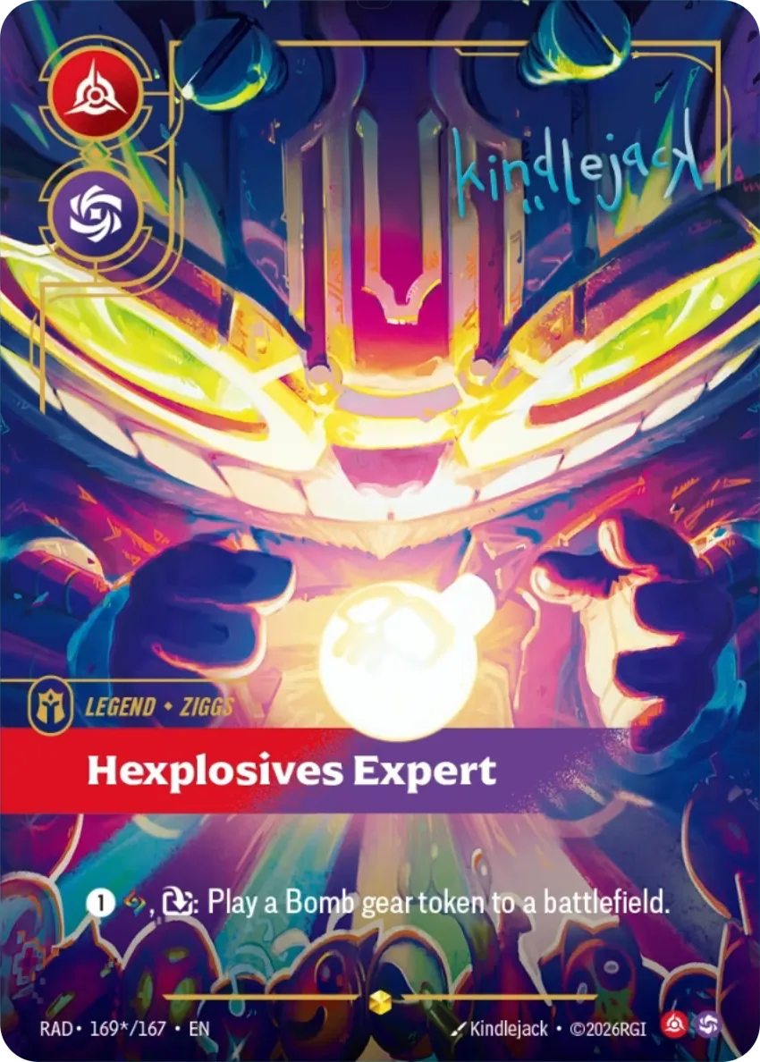 Ziggs, Hexplosives Expert (Signature) (169*/167) - Radiance Foil