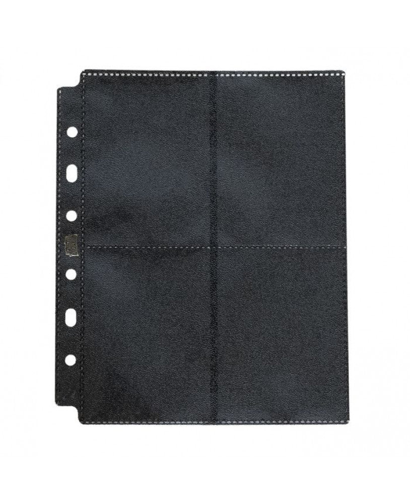 Dragon Shield: Binder Pages – 8-Pocket Display – Black