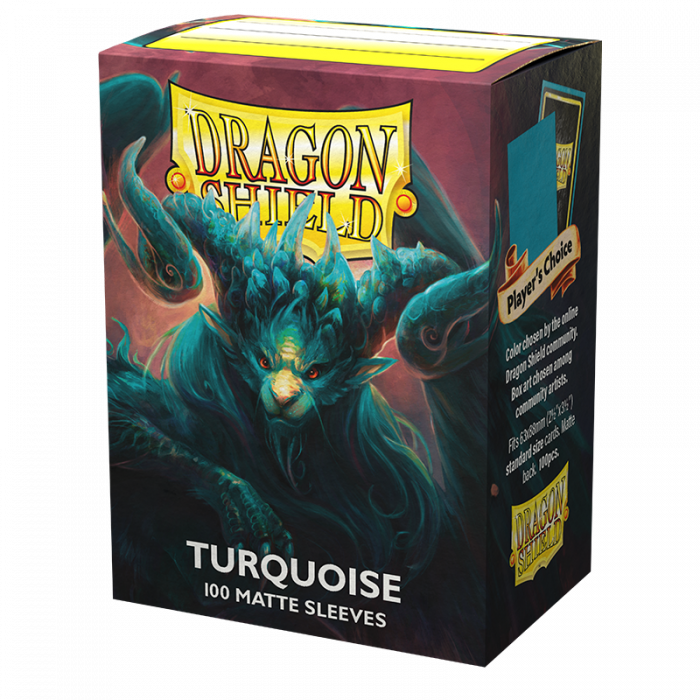 Dragon Shield: Sleeves – Matte – Turquoise
