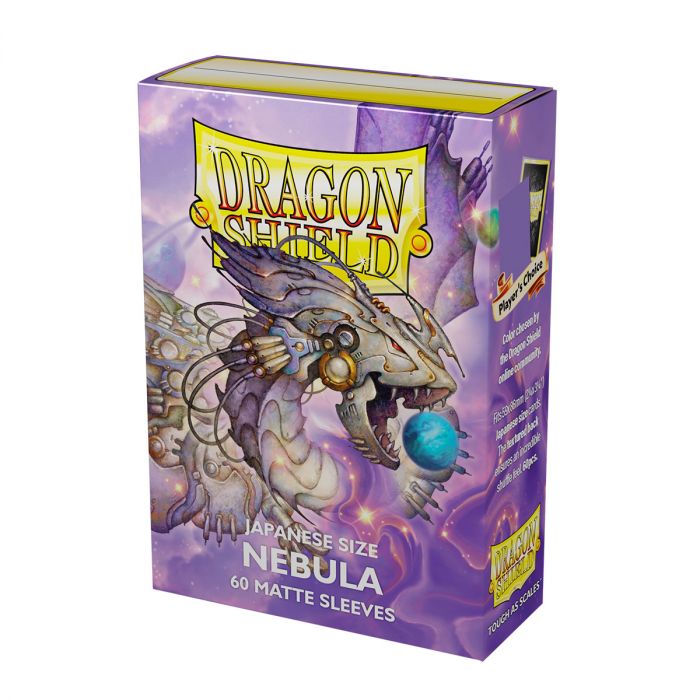 Dragon Shield: Japanese Size Sleeves – Matte – Nebula Purple