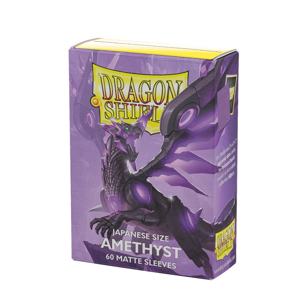 Dragon Shield: Japanese Size Sleeves – Matte – Amethyst