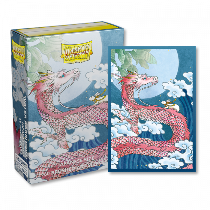 Dragon Shield: Japanese Size Sleeves – Brushed Art – Water Rabbit 2023