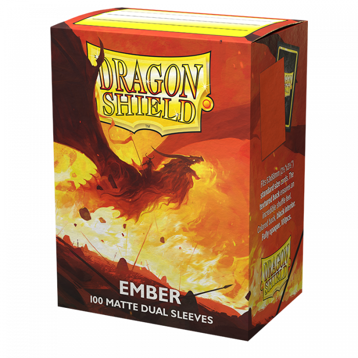 Dragon Shield: Sleeves – Matte Dual – Ember (Alaric, Revolution Kindler)