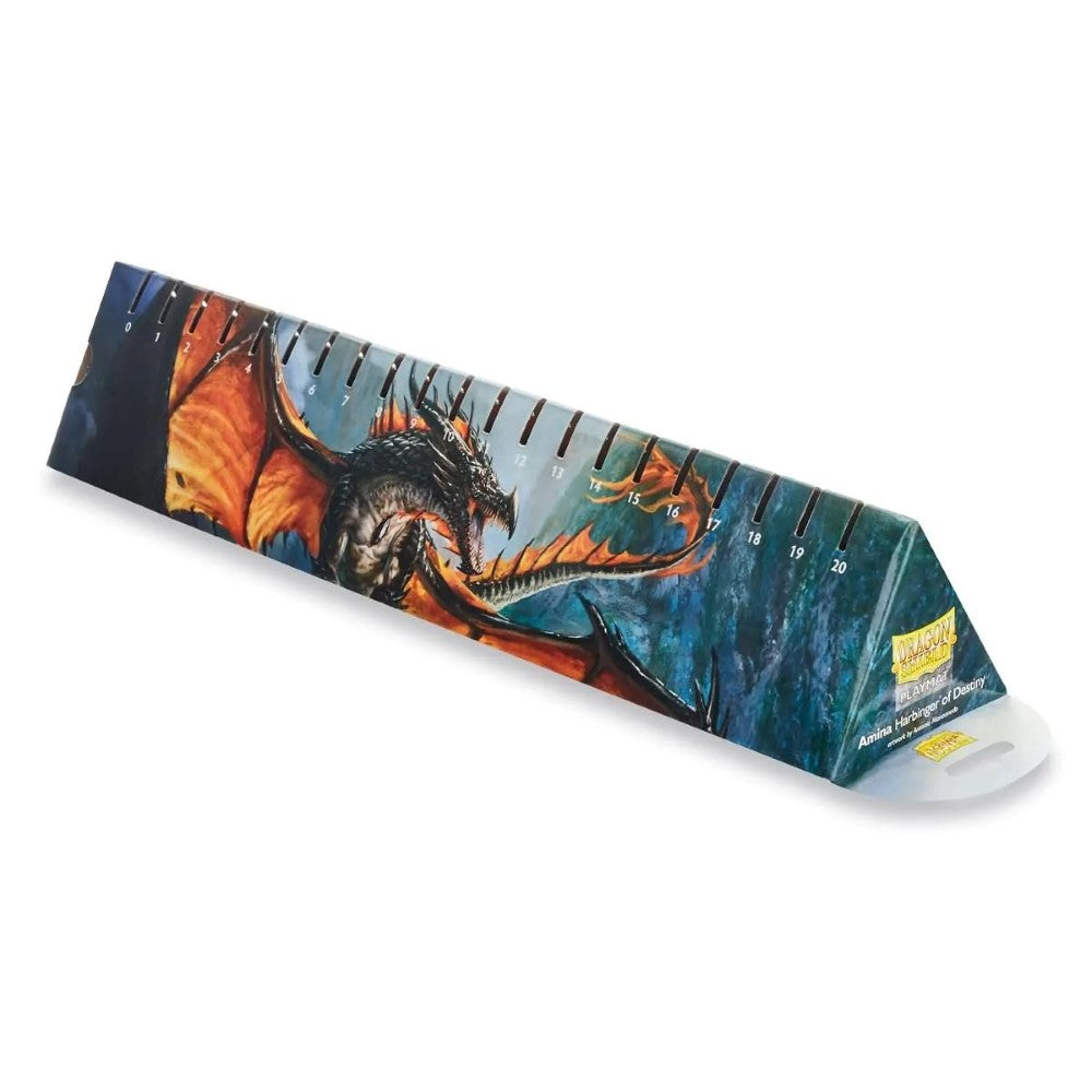 Dragon Shield: Playmat – Case & Coin – Black (Amina, Harbinger of Destiny)