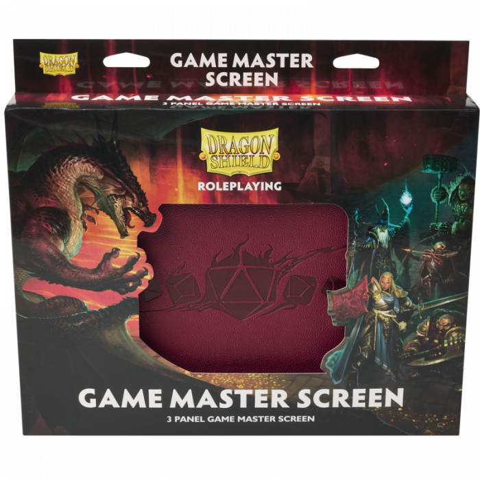 Dragon Shield RPG: Game Master's Screen – Blood Red