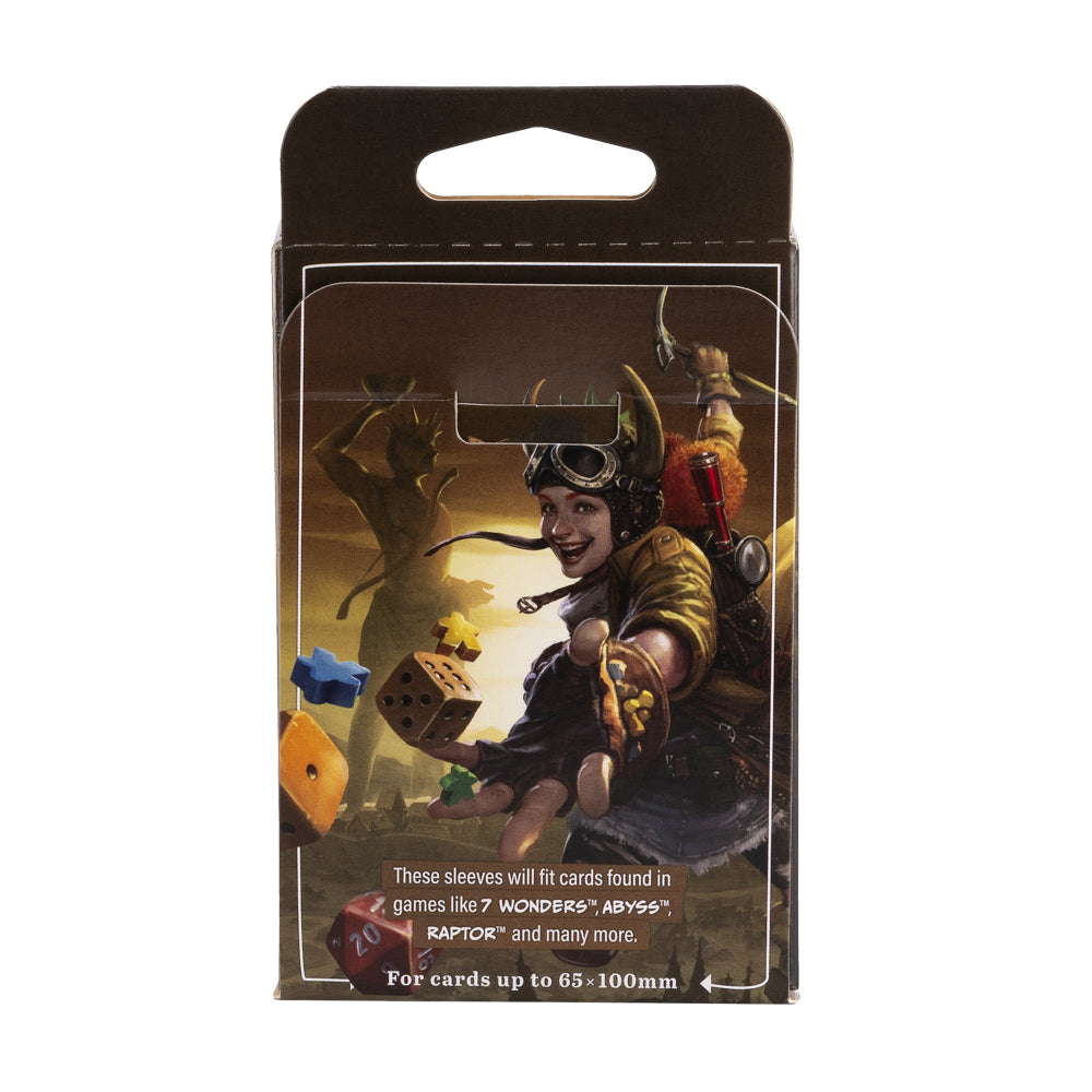 Dragon Shield: Board Game Sleeves – Clear Non-Glare – Extra Large