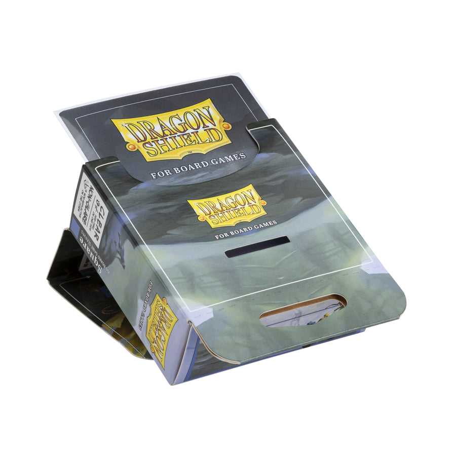 Dragon Shield: Board Game Sleeves – Clear Non-Glare – Square