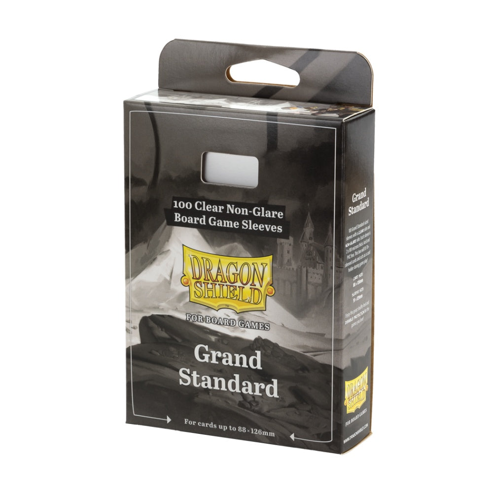 Dragon Shield: Board Game Sleeves – Clear Non-Glare – Grand Standard